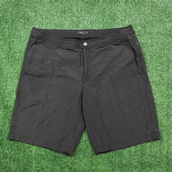 Onia Board Shorts Size 38 Black Drawstrings Lightweight Swim Trunks - Picture 1 of 6